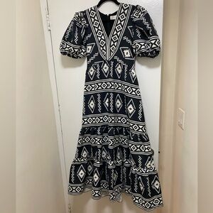 Sachin & Babi aztec print Midi Dress